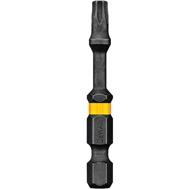 DEWALT DWA2TX25IRB Insert Bit, T25 Drive, Torx Drive, 1/4 in Shank, Hex Shank, 2 in L, Steel (Pack of 50)