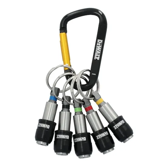 DEWALT DWAFHLDKC5 DEWALT® Keyring Bit Holder Set