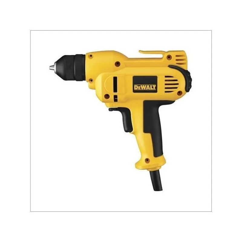 DEWALT | DWD115K 3/8″ (10 mm) VSR Mid-Handle Drill Kit with Keyless Chuck