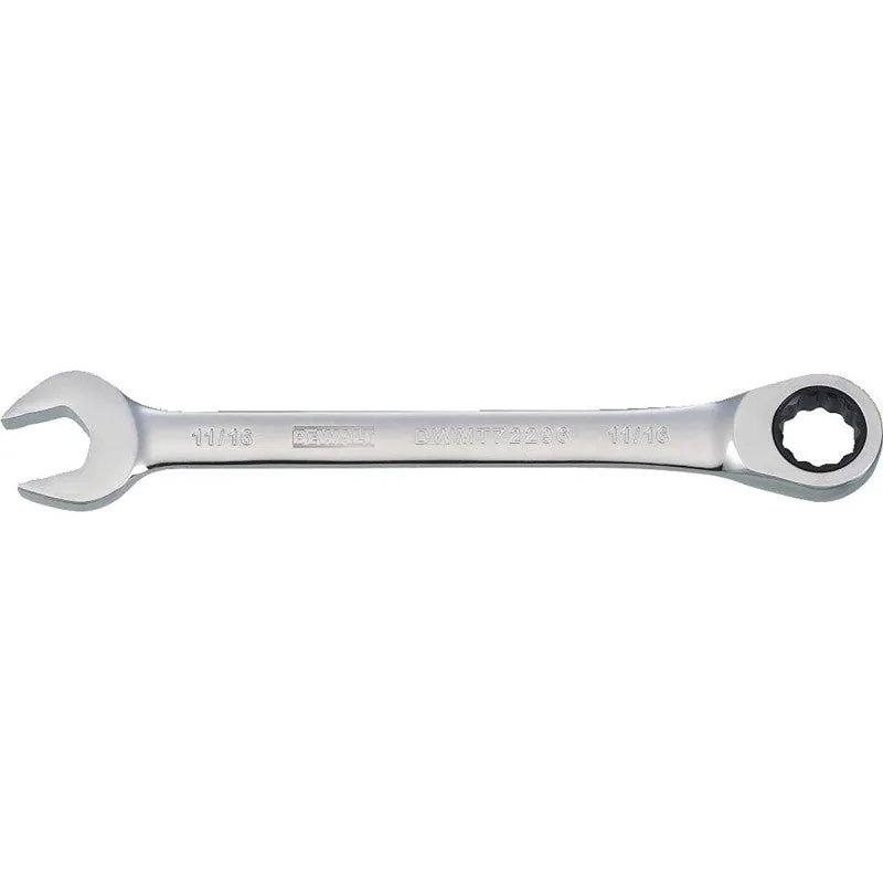 DEWALT DWMT72296OSP Combination Wrench, 9/32 in Thick Open End, 1-15/32 in W Open End, SAE, 11/16 in Head, 8-25/32 in L