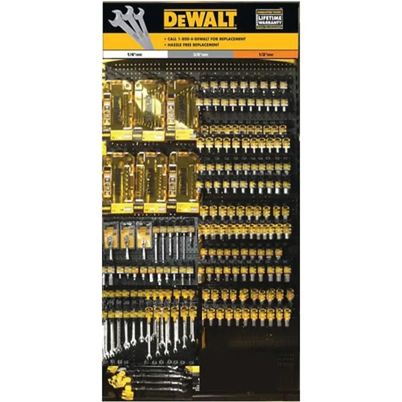 DEWALT DWMT74204 Socket Set, Specifications: 1/4 in Drive Size