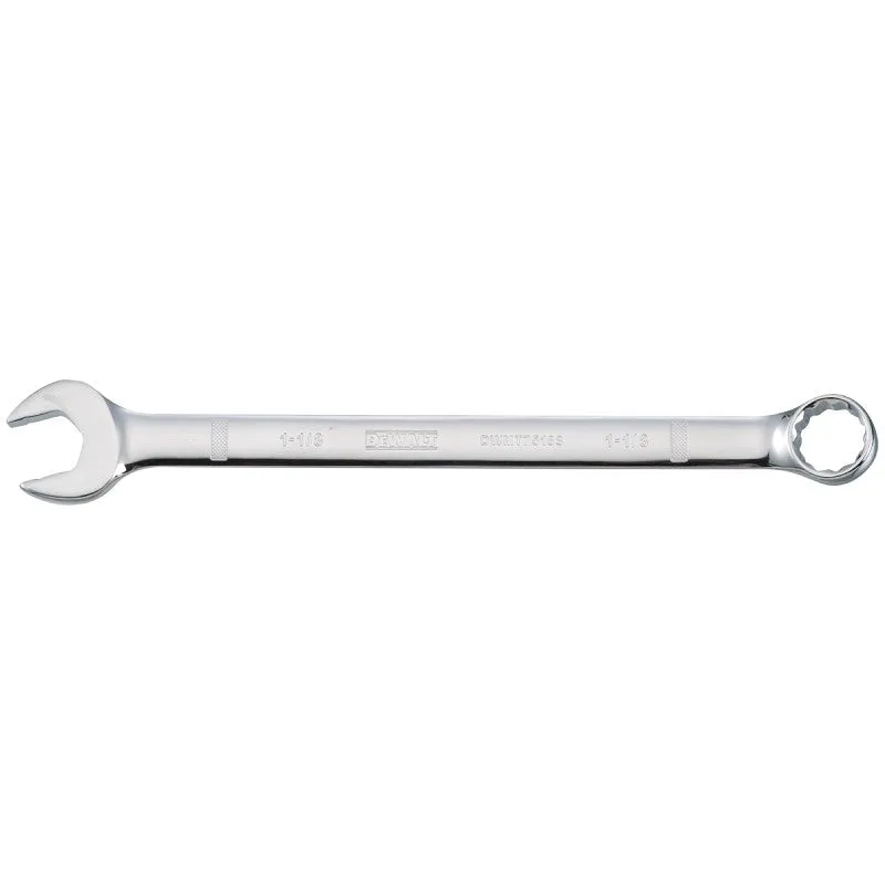 DEWALT DWMT75188OSP Combination Wrench, SAE, 1-1/8 in Head, 15-9/16 in L, 12-Point, Chrome, Comfort-Grip Handle