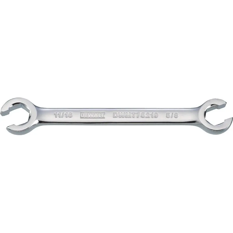 DEWALT DWMT75219OSP Series Open End Wrench, 5/8 x 11/16 in W Open End, SAE, Steel
