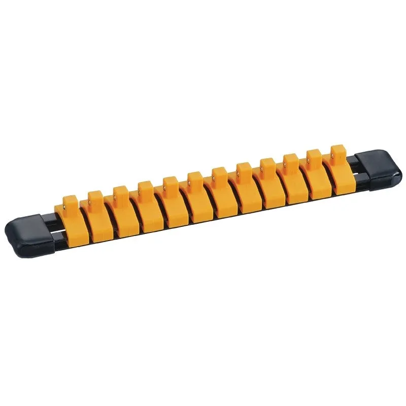DEWALT DWMT75280OSP Socket Clip Rail, 11-Drive Clip, 7-11/16 in L, Aluminum