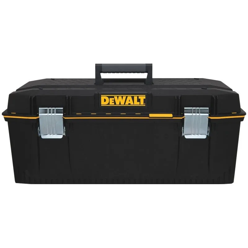 DEWALT DWST28001 Water Seal Tool Box, 100 lb, Resin, Black
