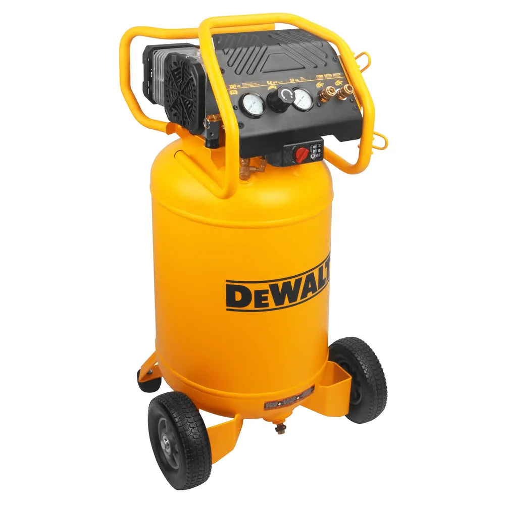 DEWALT DXCM20020US 20 Gal XTREME Quiet 2 Stage Oil Free Air Compressor