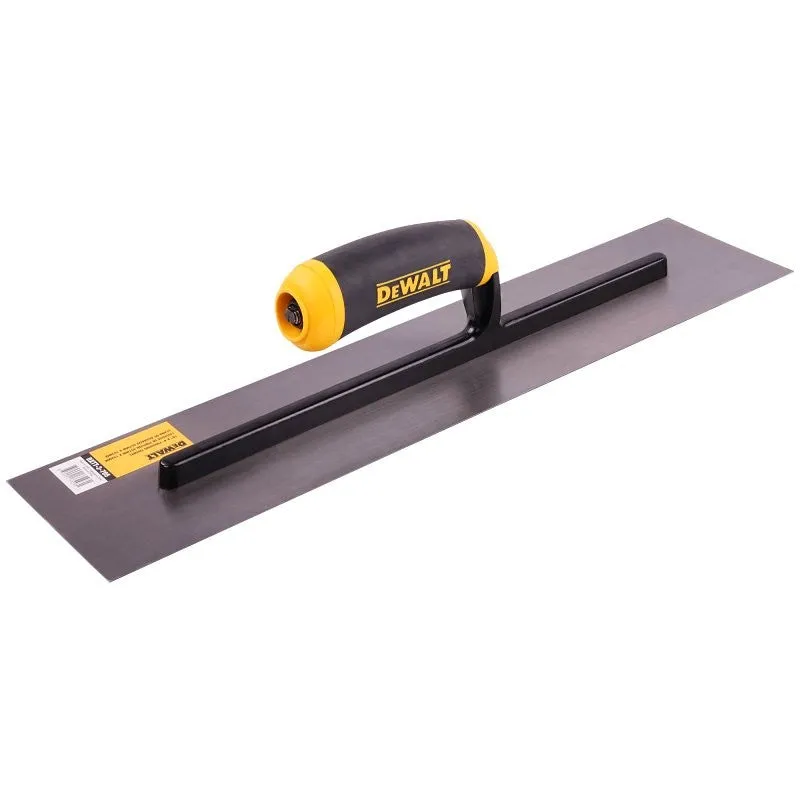 DEWALT DXTT-3-705 Finishing Trowel, 18 in L Blade, 4 in W Blade, Carbon Steel Blade, Square End, Soft Grip Handle (Pack of 2)