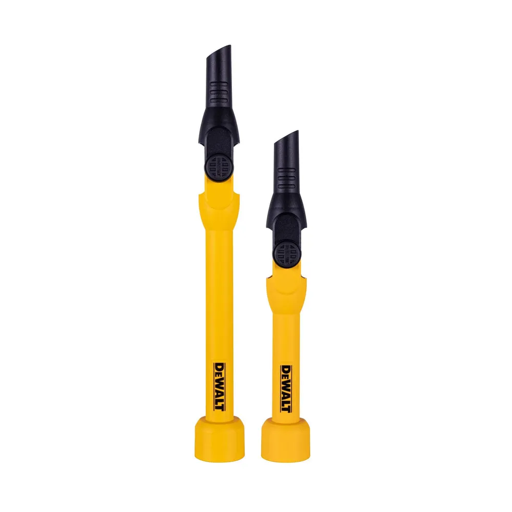 DEWALT DXVA001200 Pivoting Extension Wands 1-1/4 inch – 2-1/2 inch Wet/Dry Vacuum 2-Piece