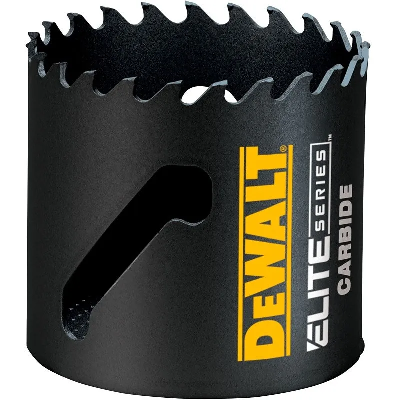 DEWALT ELITE Series DAH32 Hole Saw, 2 in Dia, 1-3/4 in D Cutting, 1/2 in Arbor, 3 TPI, Carbide Cutting Edge