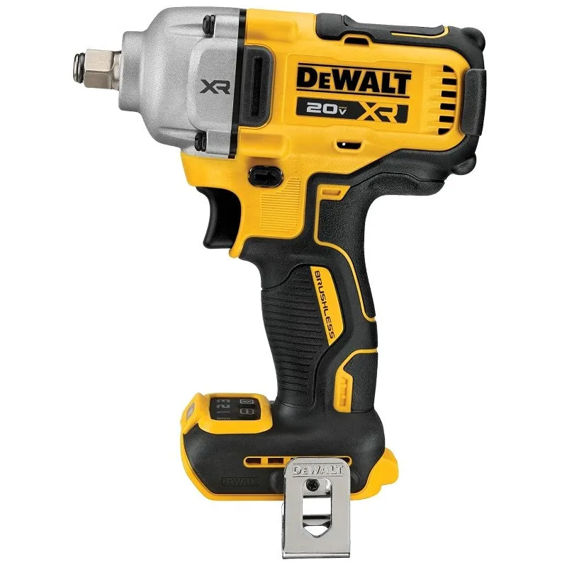 DEWALT XR DCF891B Series Impact Wrench, Includes: (1) Belt Clip, Tool Only, 20 V, 1/2 in Drive, 3250 ipm, 1/EA