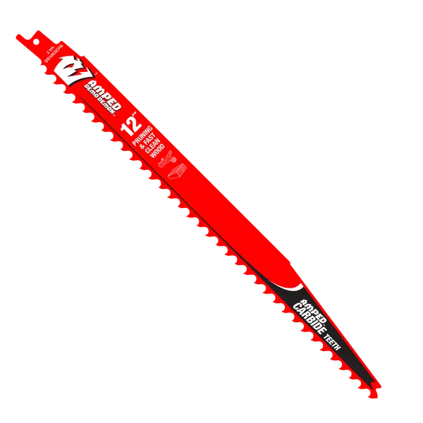 DIABLO DS1203CPA3 12″ 3TPI AMPED™ Demo Demon™ Carbide Teeth Reciprocating Saw Blade for Pruning and Clean Wood