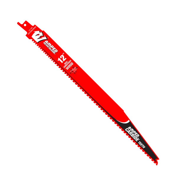 DIABLO DS1206CWSA 12″ 5/7 TPI AMPED™ Demo Demon™ Carbide Teeth Reciprocating Saw Blade for Nail-Embedded Wood