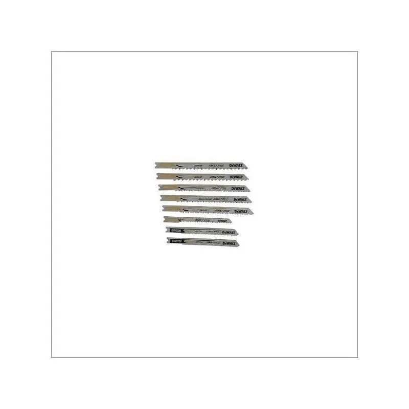 DW3790 8 Piece U-Shank Jig Saw Blade Set