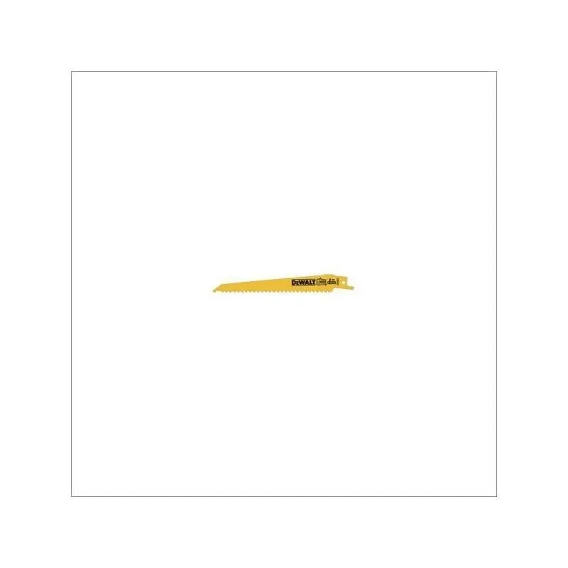 DW4803B25 9″ 6 TPI Taper Back Bi-Metal Reciprocating Blade for General Purpose Wood Cutting (25 pack)