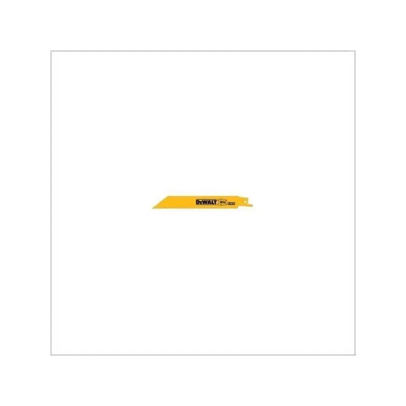 DW4809 8″ 14 TPI Straight Back Bi-Metal Reciprocating Blade (5 pack)