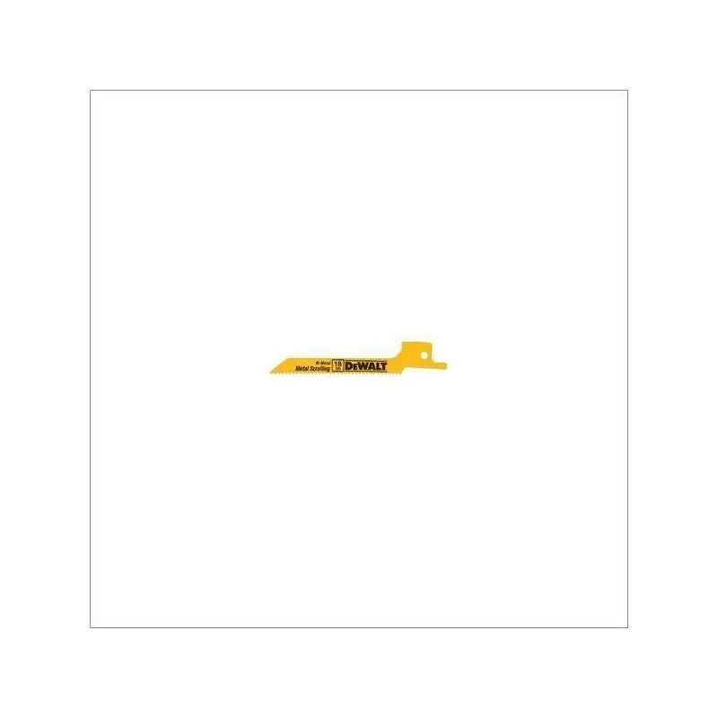 DW4816 6″ 6 TPI Scroll Cutting Bi-Metal Reciprocating Saw Blade (5 pack)
