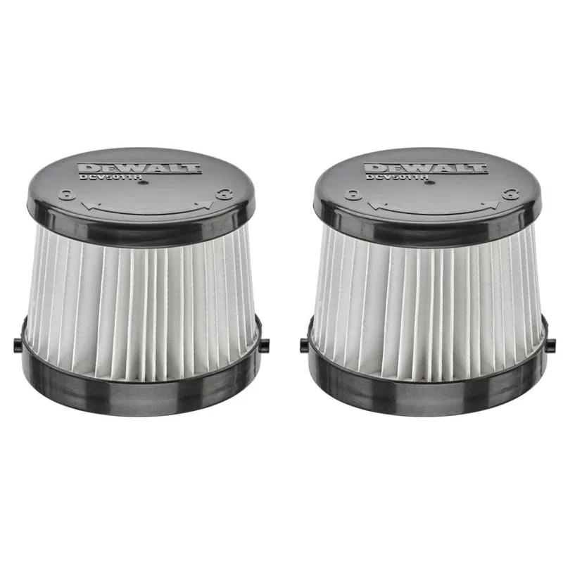 DeWalt DCV5011H HEPA Filter for DCV501HB 20V Hand Vacuum (2 PACK)