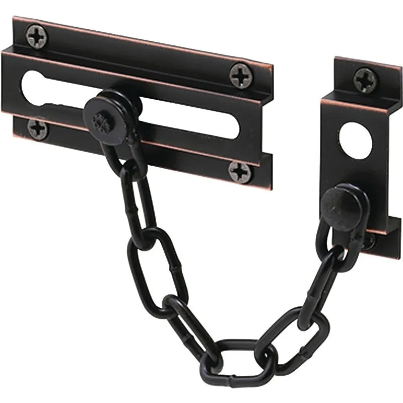 Defender Security U-10305 Chain Door Guard, Solid Brass, Classic Bronze