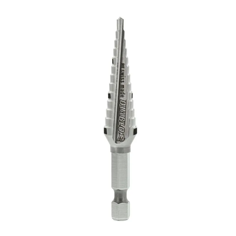 Diablo 1/4 in. ‑ 1/2 in. 13 Step Impact Step Drill Bit