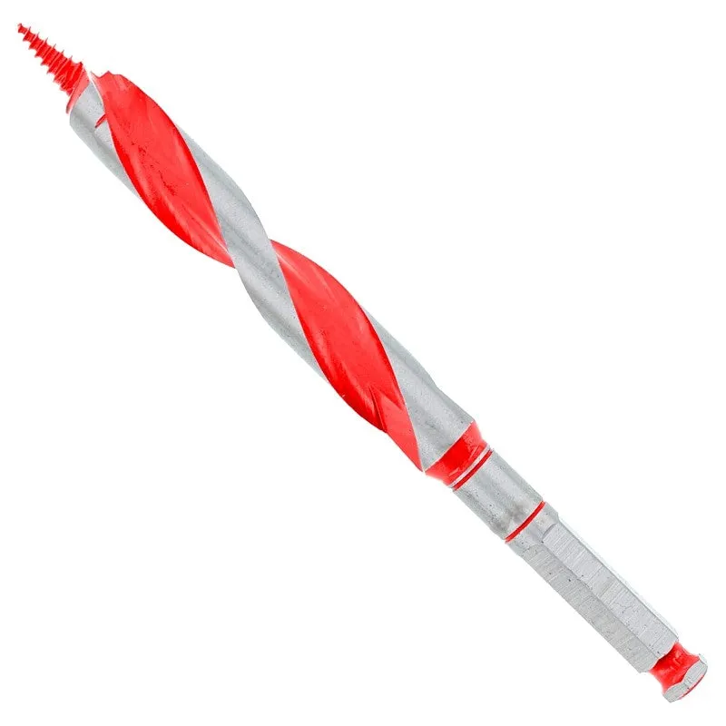 Diablo DAG1090 2-Step Auger Drill Bit, 3/4 in Dia, 7-1/2 in OAL, Deep Flute, 10 mm Dia Shank, Hex Shank