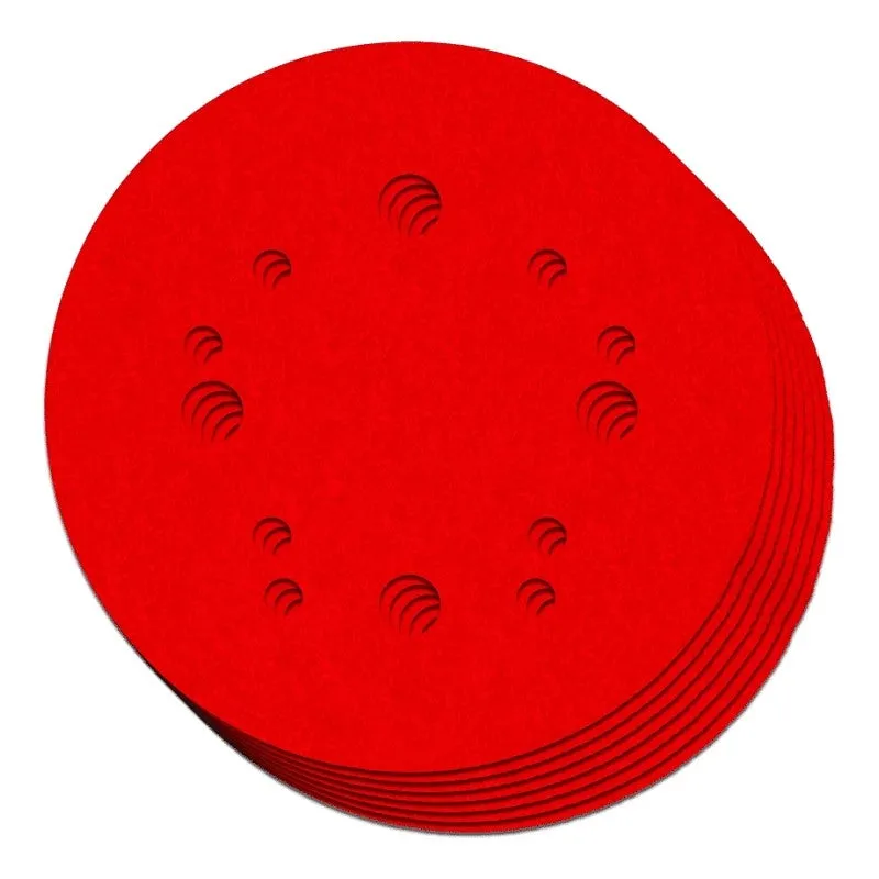 Diablo DCD050ASTH50G Sanding Disc Pack, 5 in Dia, 60, 80, 100, 120, 220 Grit, Coarse, Medium, Ultra Fine, Universal