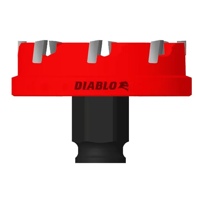 Diablo DHS2500CF Hole Saw, 2-1/2 in Dia, 1/4 in D Cutting