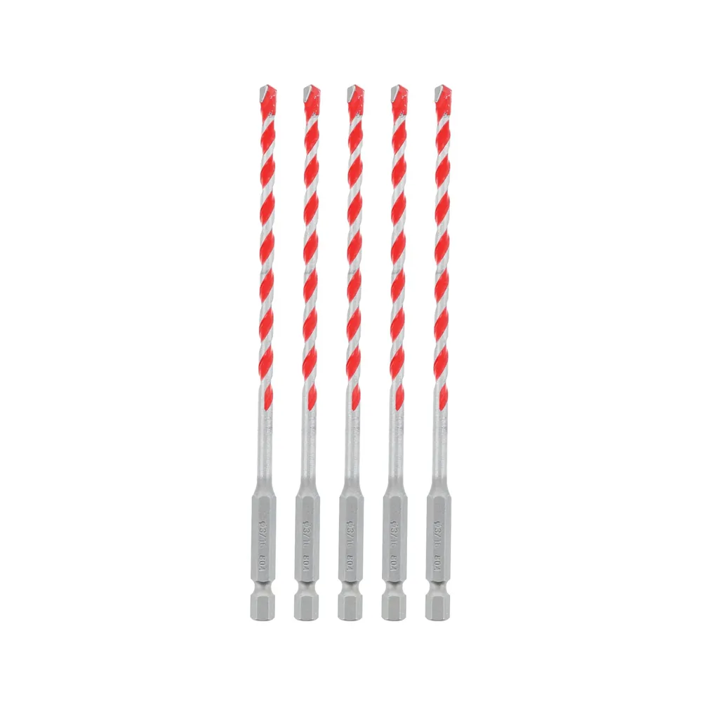 Diablo DMARG1030-P5 3/16″ x 4″ x 6″ SPEEDemon™ Red Granite Carbide-Tipped Hammer Drill Bits (5-Pack)