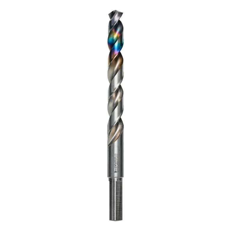 Diablo DMD2564JB Drill Bit, 25/64 in Dia, 5.2 in OAL, 3-Flat Shank (Pack of 6)