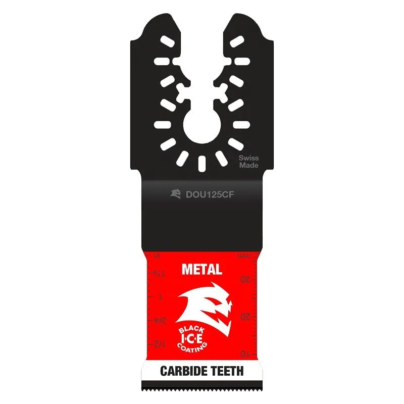 Diablo DOU125CF3 Oscillating Blade, 1-1/4 in, Carbide Grit, 1 in L, 3/PK