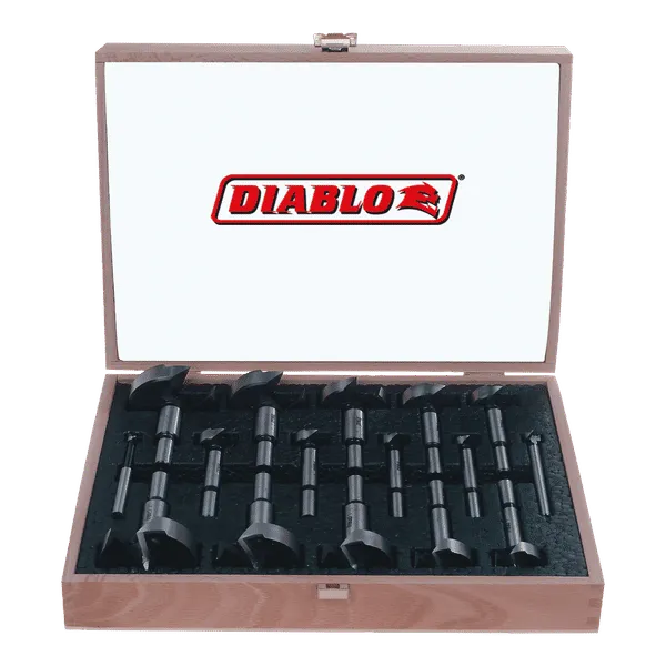 Diablo FB-100 Forstner Bit Set for Wood (16-pc)