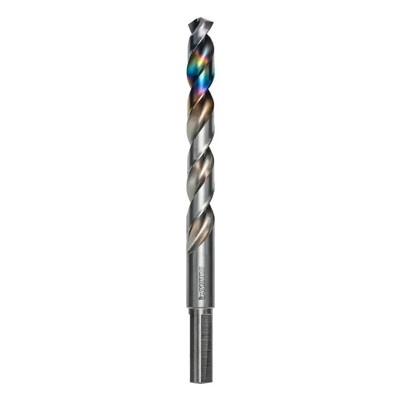 Diablo Metal Demon DMD1332JP1 Drill Bit, 13/32 in Dia, 5.2 in OAL, Three-Flat Reduced Shank (Pack of 6)