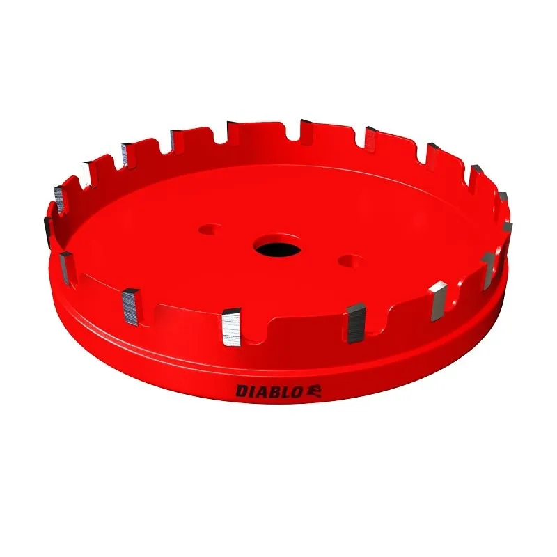 Diablo Steel Demon DHS4000CF Hole Cutter, 4 in Dia, Carbide Cutting Edge