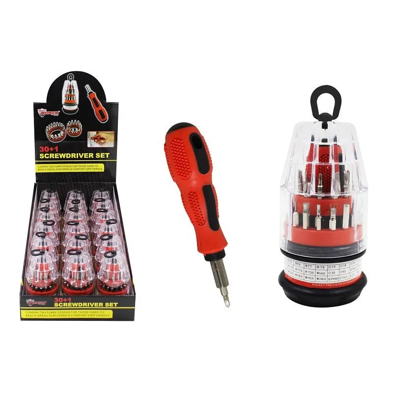 Diamond Visions 22-2221525 Mini Screwdriver Set, 31-Piece (Pack of 18)
