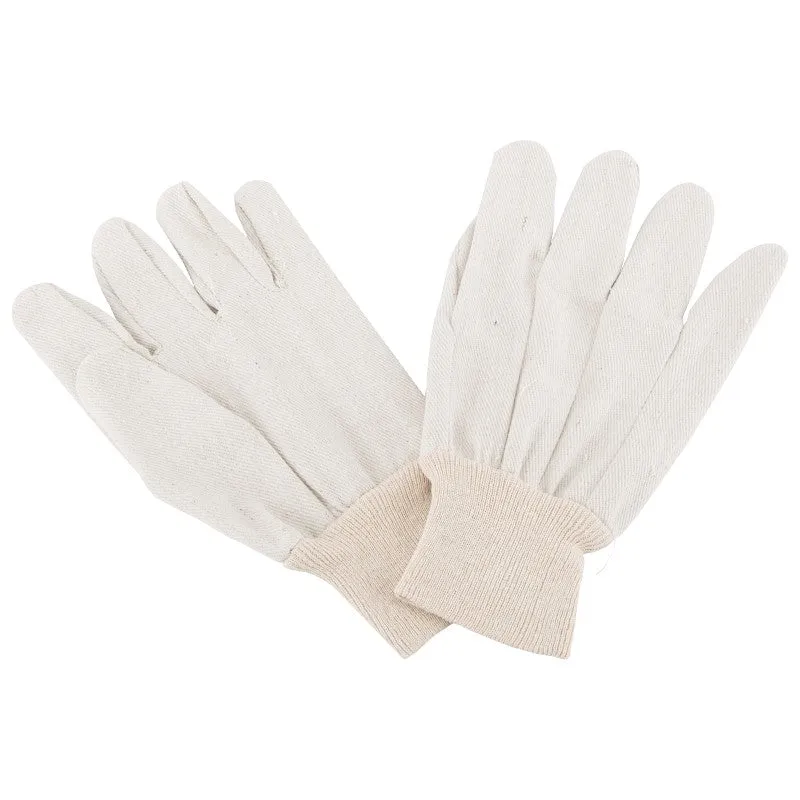 Diamondback GV-5221-3L Clute-Cut Work Gloves, One-Size, Straight Thumb, Knit Wrist Cuff, 70% Cotton 30% Polyester, 8 oz (Pack of 12)