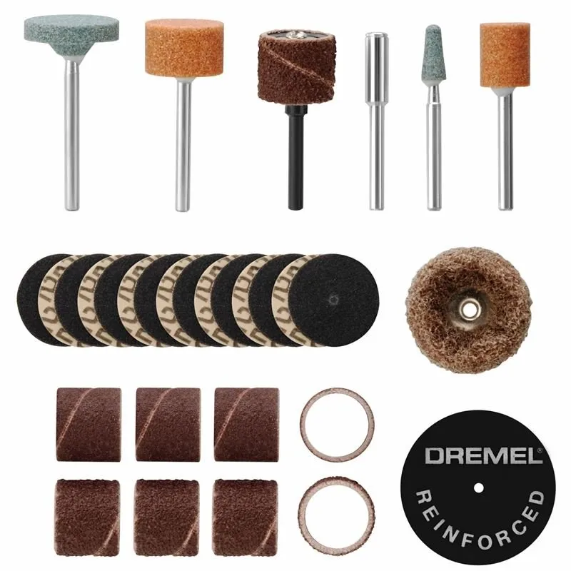 dremel 686 01 31 pc sanding and grinding kit