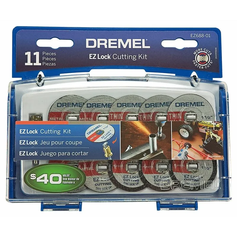 Dremel | EZ688-01 11 pc. EZ Lock Cutting Kit