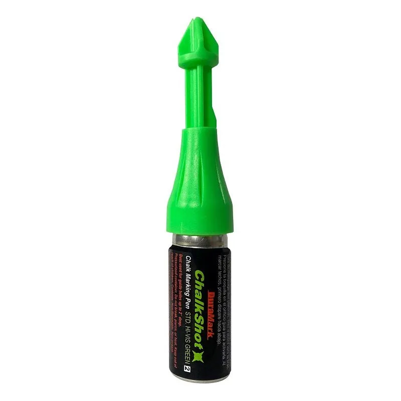 DuraMark ChalkShot Series 76700OR Marking Pen, Hi-Viz Green (Pack of 30)