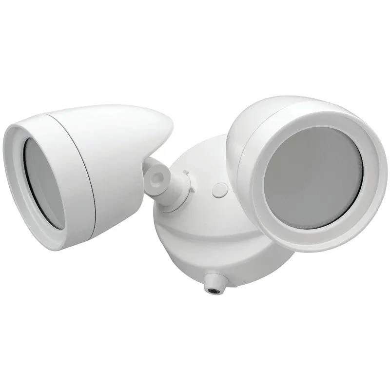 ETI 51401144 Security Light, 6.89 in L x 4.53 in W x 5.51 in H Dimensions, 1200 Lumens, White Fixture, 120 V, 20 W