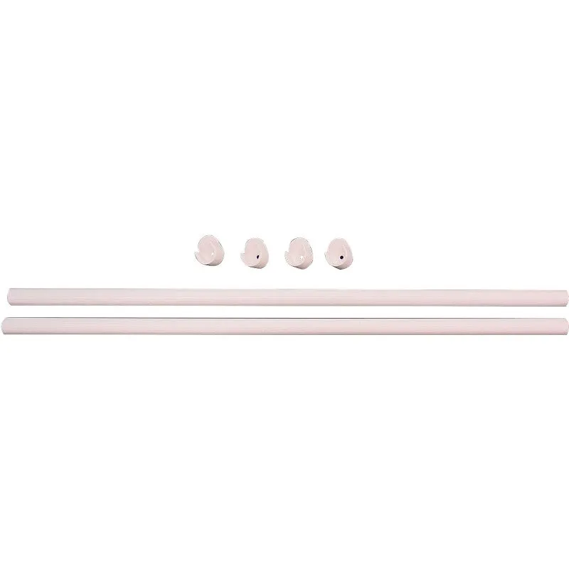 Easy Track RR1036 Wardrobe Rod, 1 in Dia, 35 in L, Steel