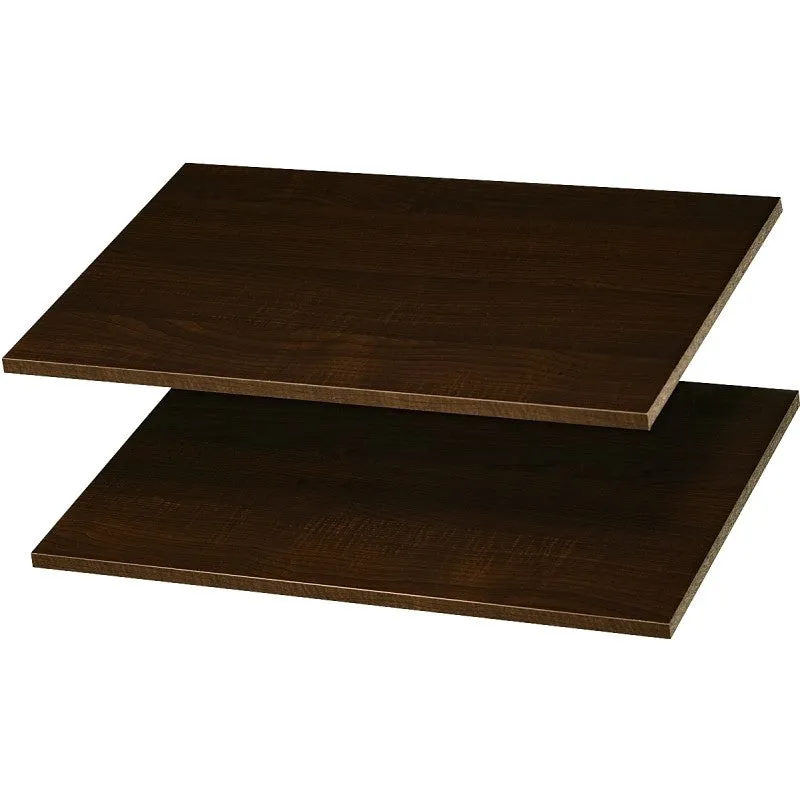 Easy Track RS1423-T Series Adjustable Shelf, Truffle, 100 lb, 14 in L, 23-7/8 in W, Wood