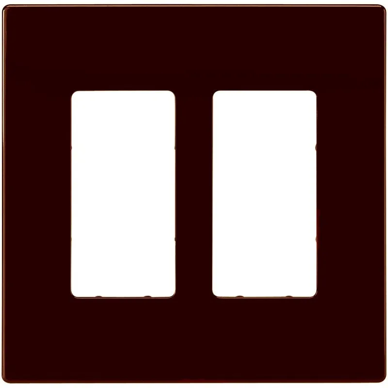 Eaton Cooper Wiring PJ PJS262RB-SP-L Wallplate, 4.87 in L, 4.94 in W, 2 -Gang, Polycarbonate, Oil-Rubbed Bronze (Pack of 6)