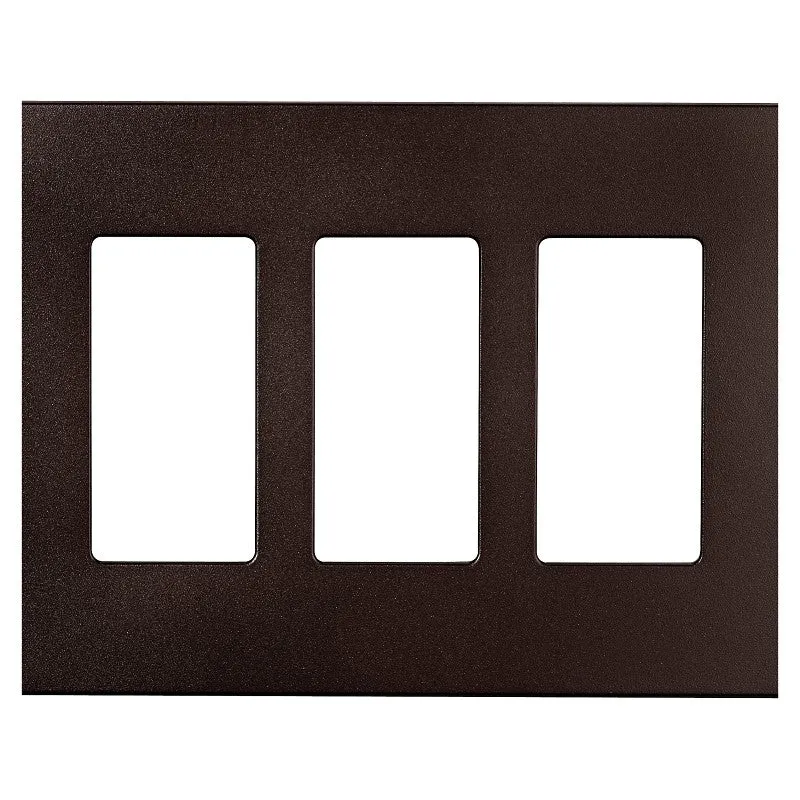 Eaton Cooper Wiring PJS PJS263RB-SP-L Wallplate, 4.87 in L, 6-3/4 in W, 3 -Gang, Polycarbonate, Oil-Rubbed Bronze (Pack of 6)