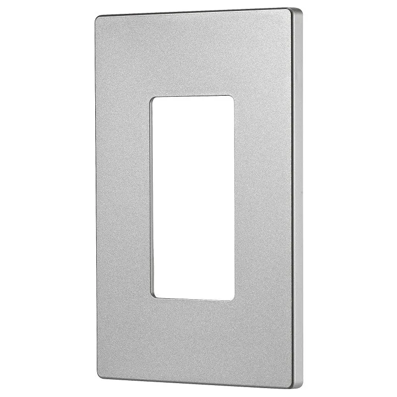 Eaton Cooper Wiring PJS PJS26SG-SP-L Wallplate, 4-7/8 in L, 3-1/8 in W, 1 -Gang, Polycarbonate, Silver Granite (Pack of 10)