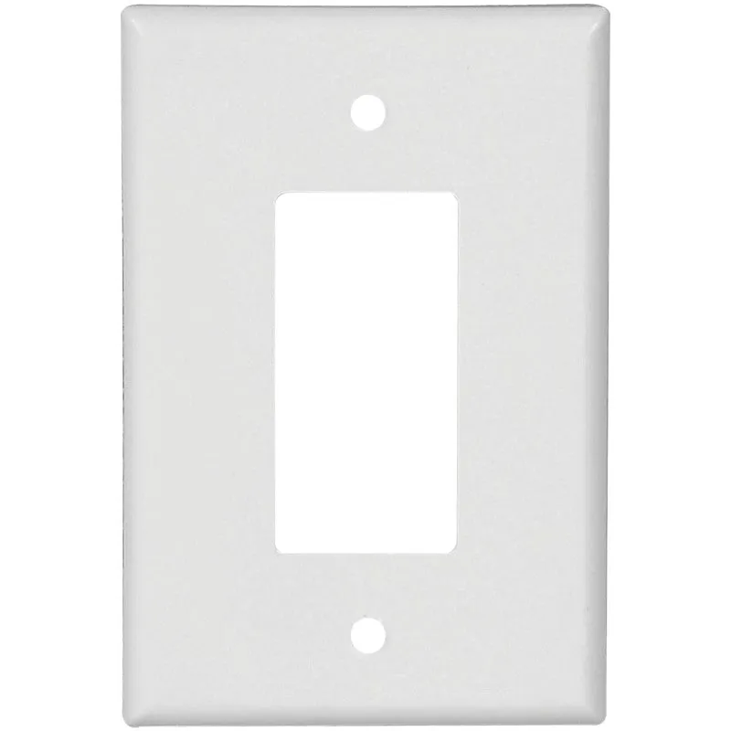 Eaton Wiring Devices 2751W-BOX Wallplate, 5-1/4 in L, 3-1/2 in W, 1 -Gang, Thermoset, White, High-Gloss (Pack of 10)
