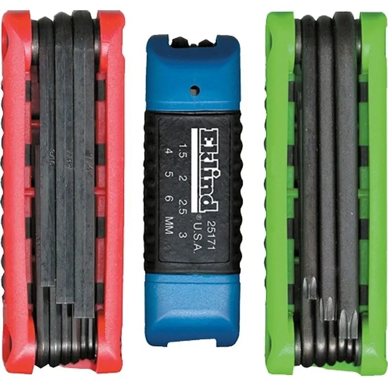 Eklind 25024 Hex T-Key Set, 24-Piece, Steel, Black