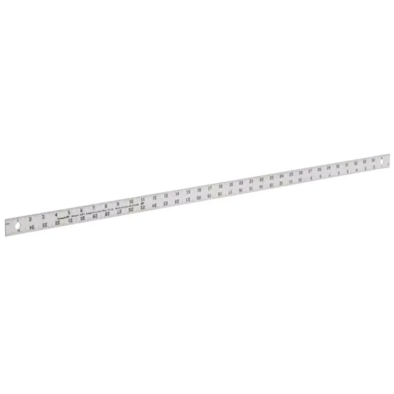 Empire 403 Heavy-Duty Straight Edge, 0 to 36 in, Aluminum, 1 in W