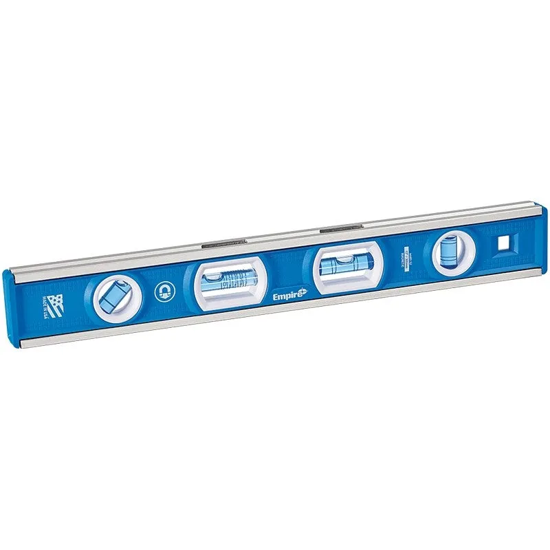 Empire em81.12 Tool Box Level, 12 in L, 4-Vial, Magnetic, Aluminum