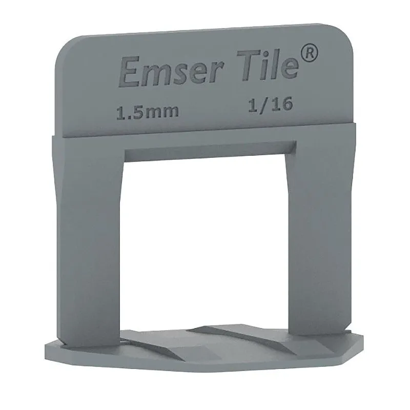 Emser Tile E-LEVEL Series ZEP116E2000 Tile Leveling Spacer, 1/16 in Thick