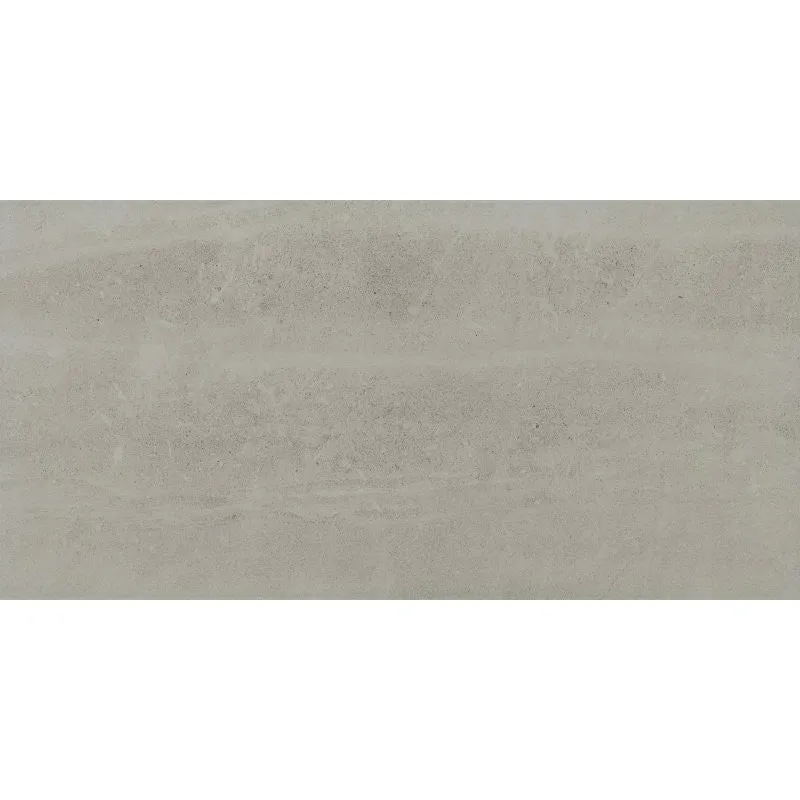 Emser Tile Potenza Series F12POTEGR1224V3 Porcelain Tile, 24 in L Tile, 12 in W Tile, Pressed Edge, Rectangular Pattern