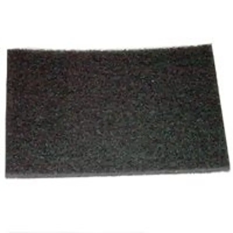 Essex Silver Line 1218THKB Floor Stripping Pad, Black, 12 in L, 18 in W (Pack of 5)